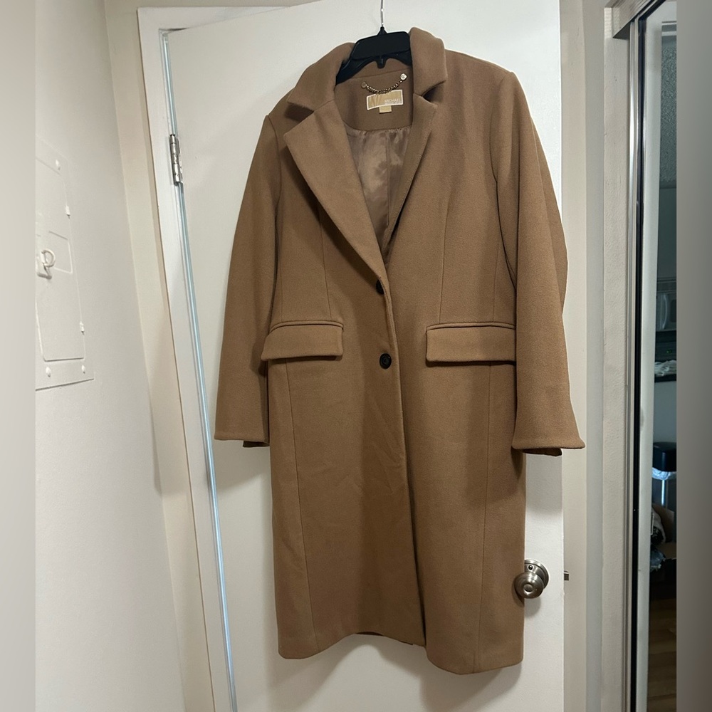 Michael Kors Tan Trench Coat Timeless Design